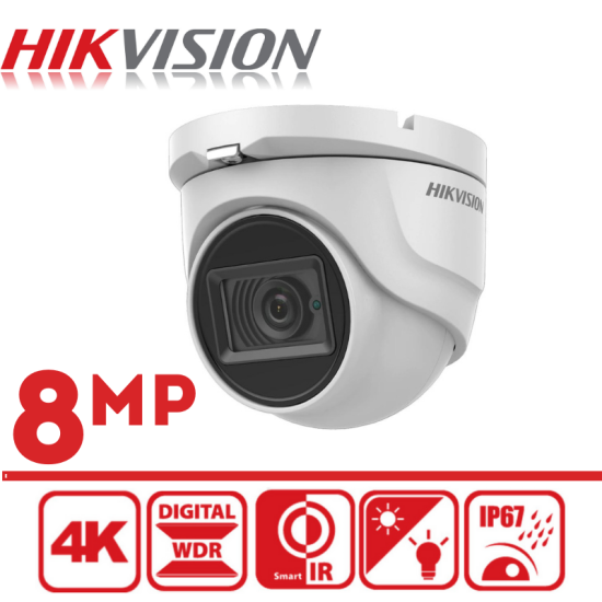 Камерa 8 MP HIKVISION DS-2CE76U1T-ITMF